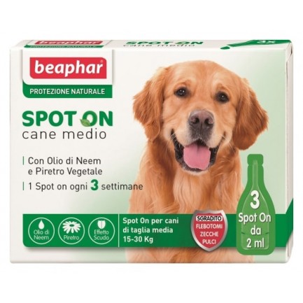 Beaphar Natural Protection Spot On Shield para perros y cachorros