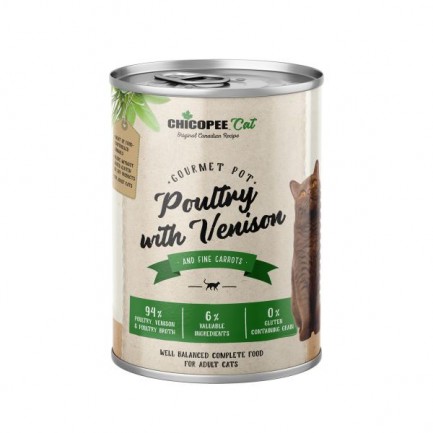 Chicopee Cat Chicken and Venison Wet Food for Cats