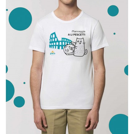 Camiseta hombre 100% algodón Regular 'Mannaggia A Li Pescetti