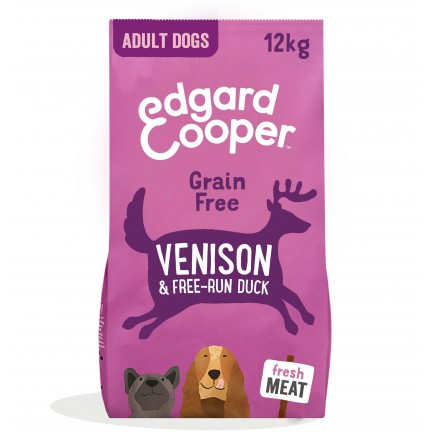 Edgard und Cooper mit frischem Wildbret und Entenfleisch für Hunde