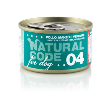 Natural Code For Dogs Nourriture humide pour chiens