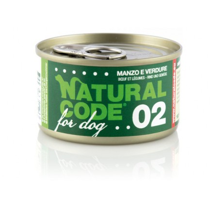 Natural Code For Dogs Nourriture humide pour chiens