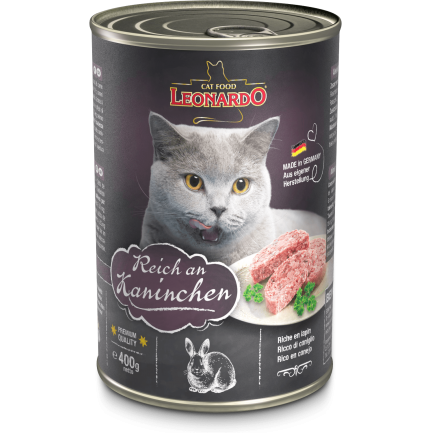 Leonardo Ricco di Coniglio Wet Food for Cats