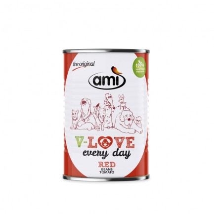 Amì Red Vegetarian Liquid Food For Dogs
