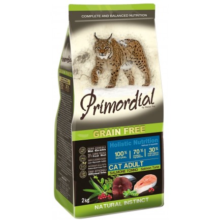 Primordial Grain Free Adult Salmón y Atún para Gatos