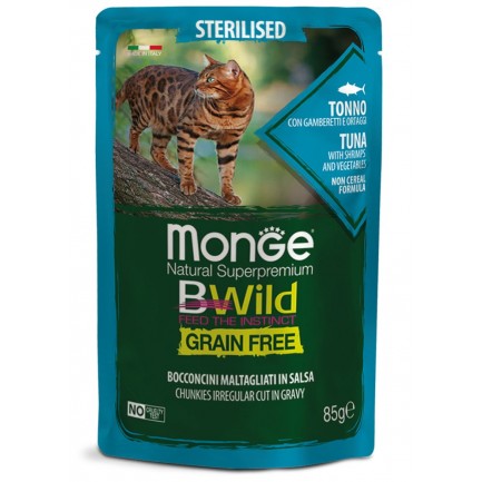 Monge BWild Grain Free Comida húmeda para gatos