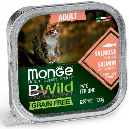 Monge BWild Terrines Grain Free Comida húmeda para gatos