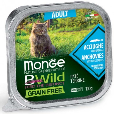 Monge BWild Terrines Grain Free Wet Food for Cats