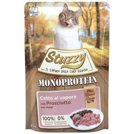 Stuzzy Monoprotein Steamed Moist Food para gatos
