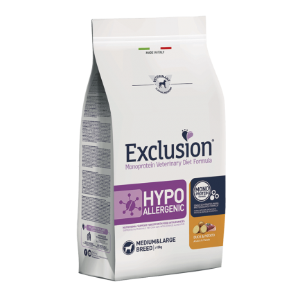 Exclusion Diet Hypoallergenic Duck and Potatoes for Dogs