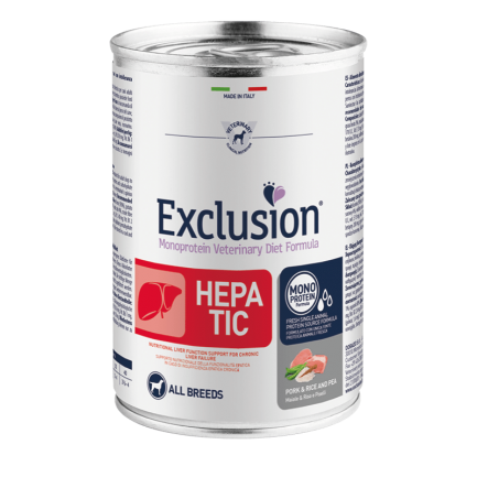 Exclusion Diet Hepatic Pork and Rice Wet Food for Dogs