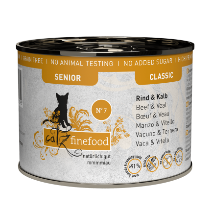 Catz Finefood Senior Cans Wet Food for Cats