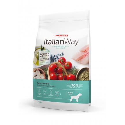 ItalianWay Ideal Weight Medium Trout and Blueberries for Dogs