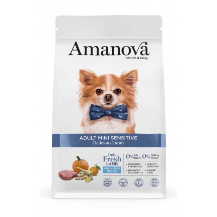 Amanova Adult Mini Sensitive Lamb for Dogs