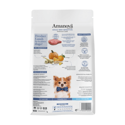 Amanova Adult Mini Sensitive Lamb for Dogs