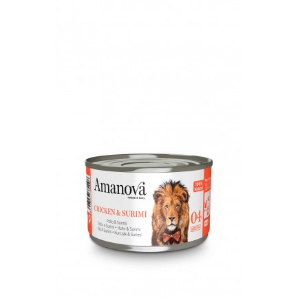 Amanova Comida húmeda en lata para gatos