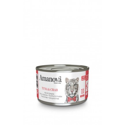 Amanova Comida húmeda en lata para gatos