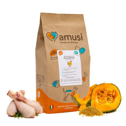Amusi Chicken Pumpkin and Noble Grains for Dogs