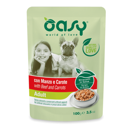 Oasy Rags in Sauce for Adult Dogs
