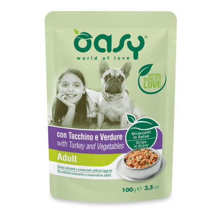 Oasy Rags in Sauce for Adult Dogs