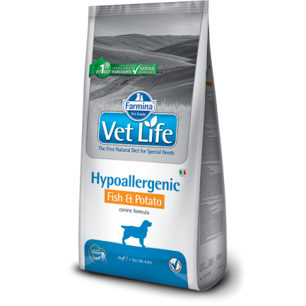 Farmina Vet Life Hypoallergenic Pesce e Patate per Cani