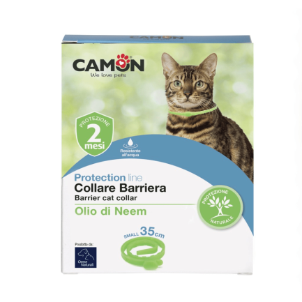 Collar Barrera de Aceite de Neem Camon Protection para Gatos
