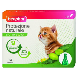 Beaphar Natural Protection Spot On Shield para gatos y gatitos