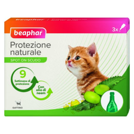 Beaphar Natural Protection Spot On Shield para gatos y gatitos