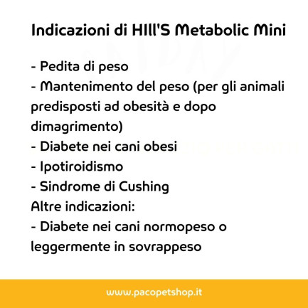 Hill's Prescription Diet Metabolic Mini per Cani