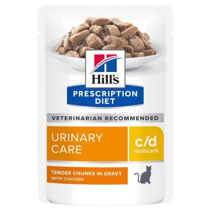 Hill's Prescription Diet C/D STRESS Chunks in Sauce pour chats