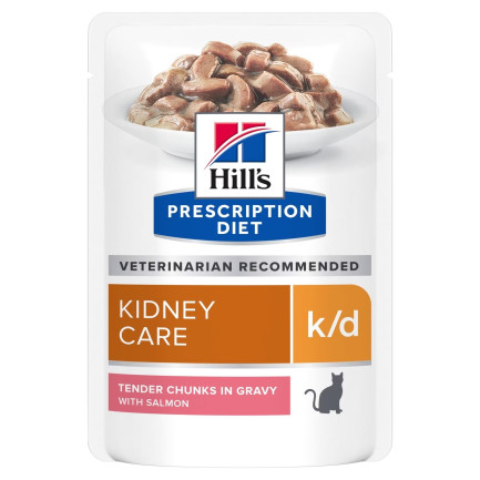 Hill's Prescription Diet K/D Bocconcini in Salsa per Gatti