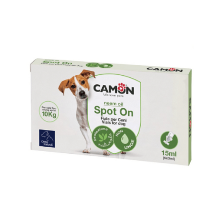 Camon Protection Spot-On Viales para Perros con Aceite de Neem