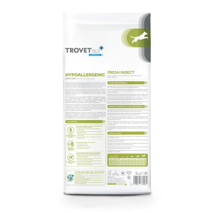 Trovet Plus Hypoallergenic Fresh Insect per Cani