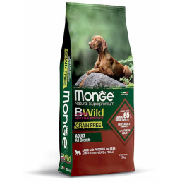 Monge BWild Grain Free Cordero Patatas y Guisantes para perros