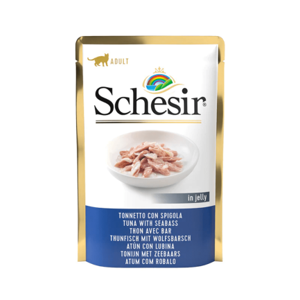 Schesir Cat Gelatin Soft Slices for Adult Cats