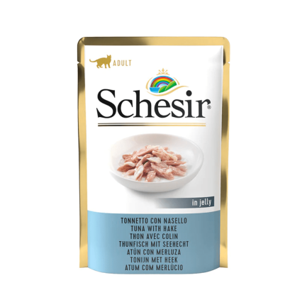 Schesir Cat Gelatin Soft Slices for Adult Cats