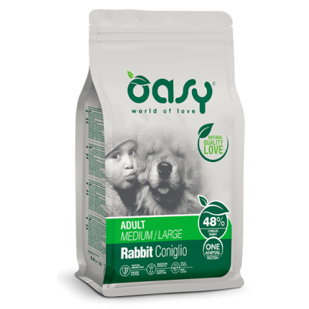 Oasy One Protein Adult Rabbit for Dogs
