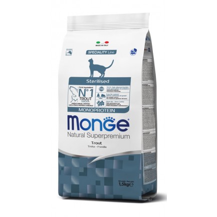 Monge Sterilised Monoprotein Trout for Cats