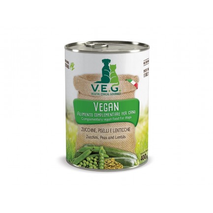 V.E.G. Vegane Zucchini Erbsen und Linsen Nassfutter für Hunde und Katzen