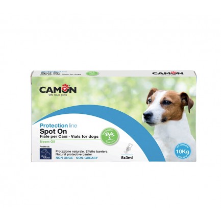 Camon Protection Spot-On Viales para Perros con Aceite de Neem